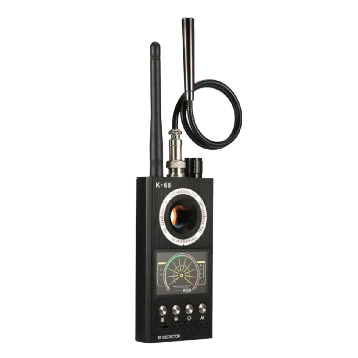 Detector K68 Localizador De Câmeras Escutas Espião Grampos