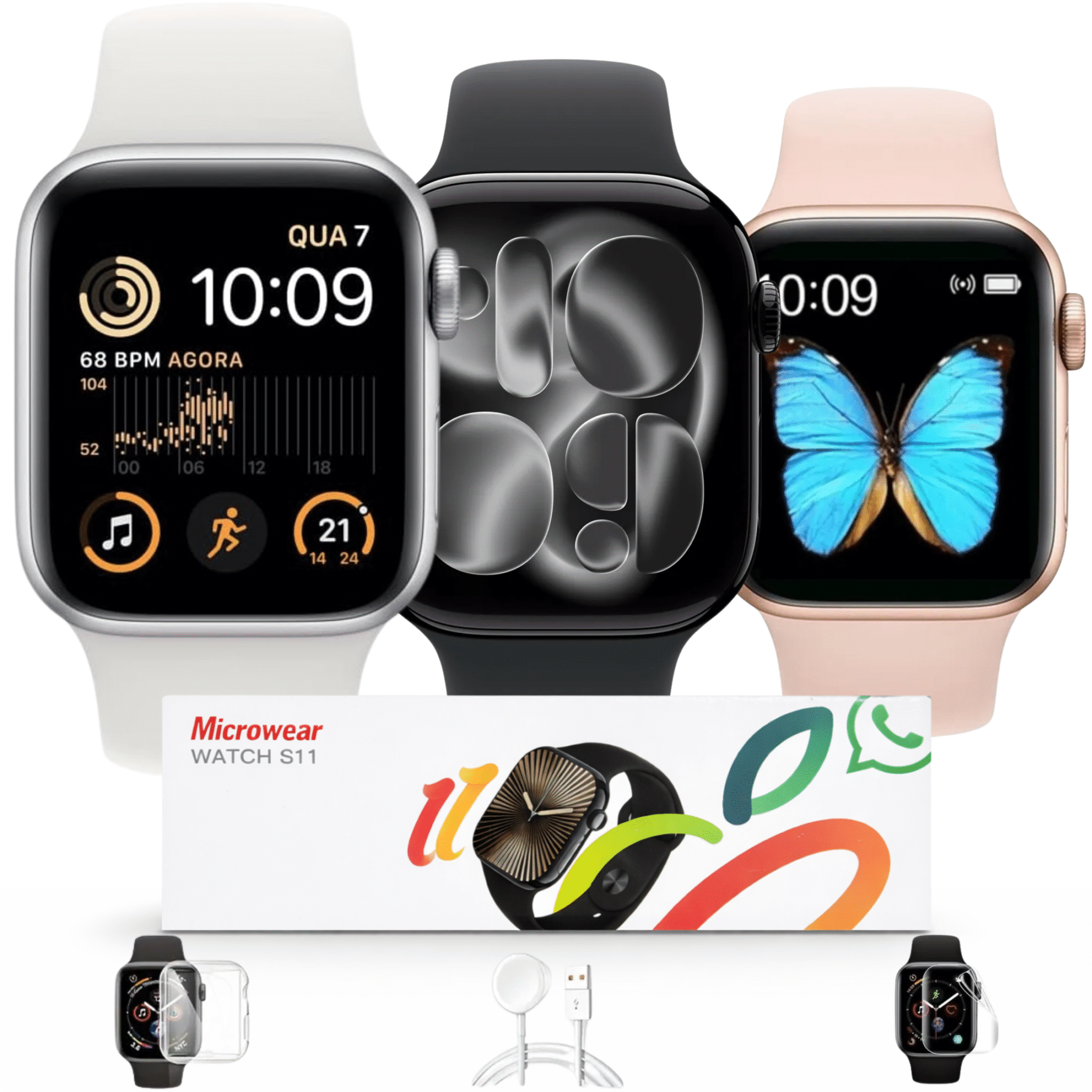 Relógio Smartwatch S11 PRO Para IPhone Samsung Xiaomi