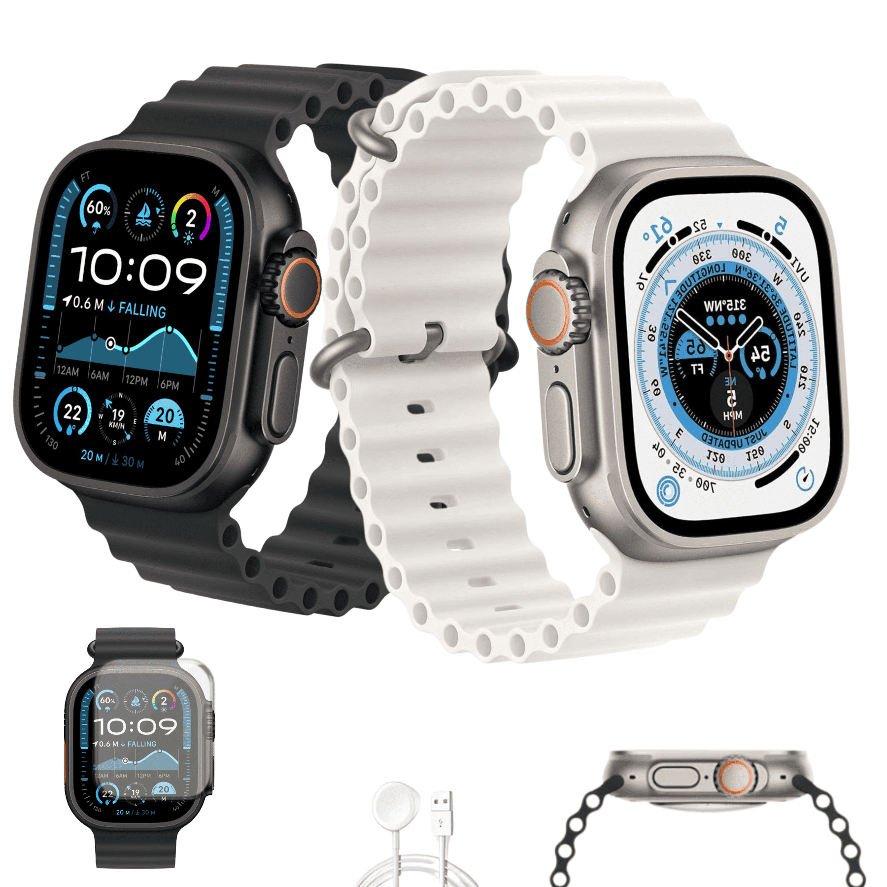 Relógio Smartwatch U10 Ultra Para IPhone Samsung Xiaomi