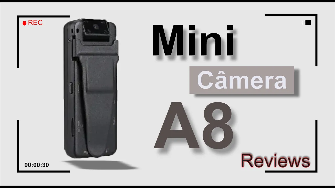 Mini Câmera Espiã A8 - Review