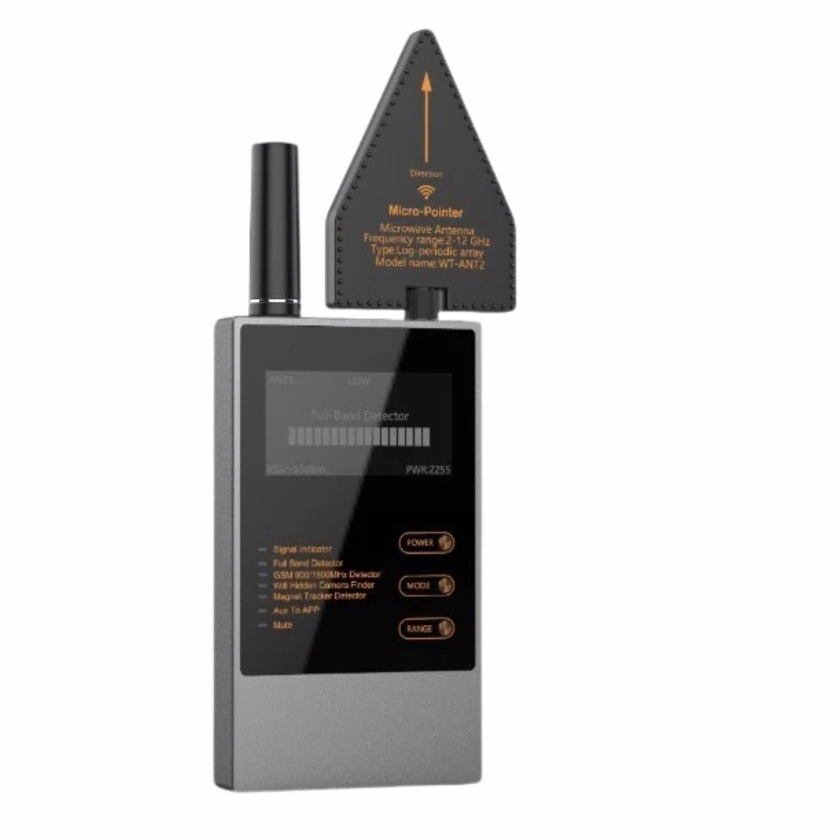 Detector WT10 Localizador Rastreadores Câmera Gps Vassourinha