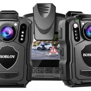 Câmera Bodycam Policial M5 Com Gps E Visão Noturna 2k Hd