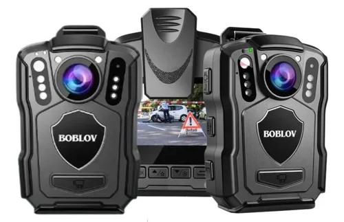Câmera Bodycam Policial M5 Com Gps E Visão Noturna 2k Hd