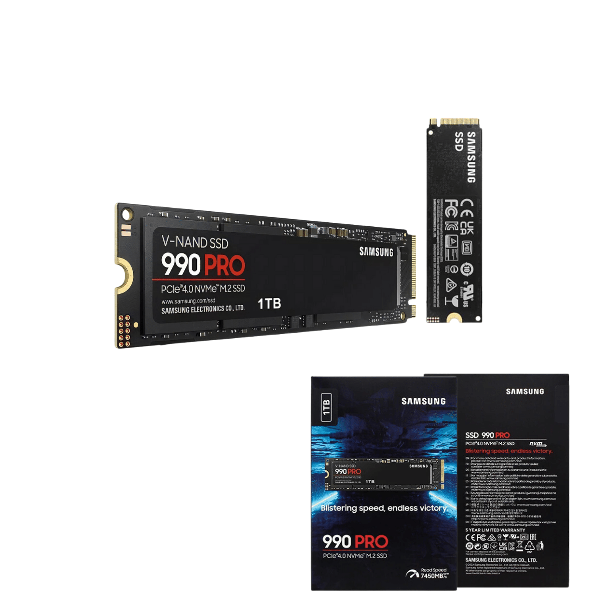 SSD Samsung 990PRO 1TB 4.0 NVMe 2.0 7450 MB/s