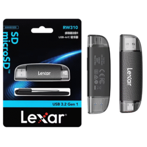 Leitor Lexar Dual-Slot USB-A/C SD e microSD Original