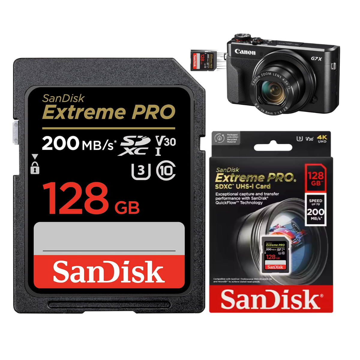 Cartão De Memória SanDisk Sdxc Extreme Pro 128gb Original