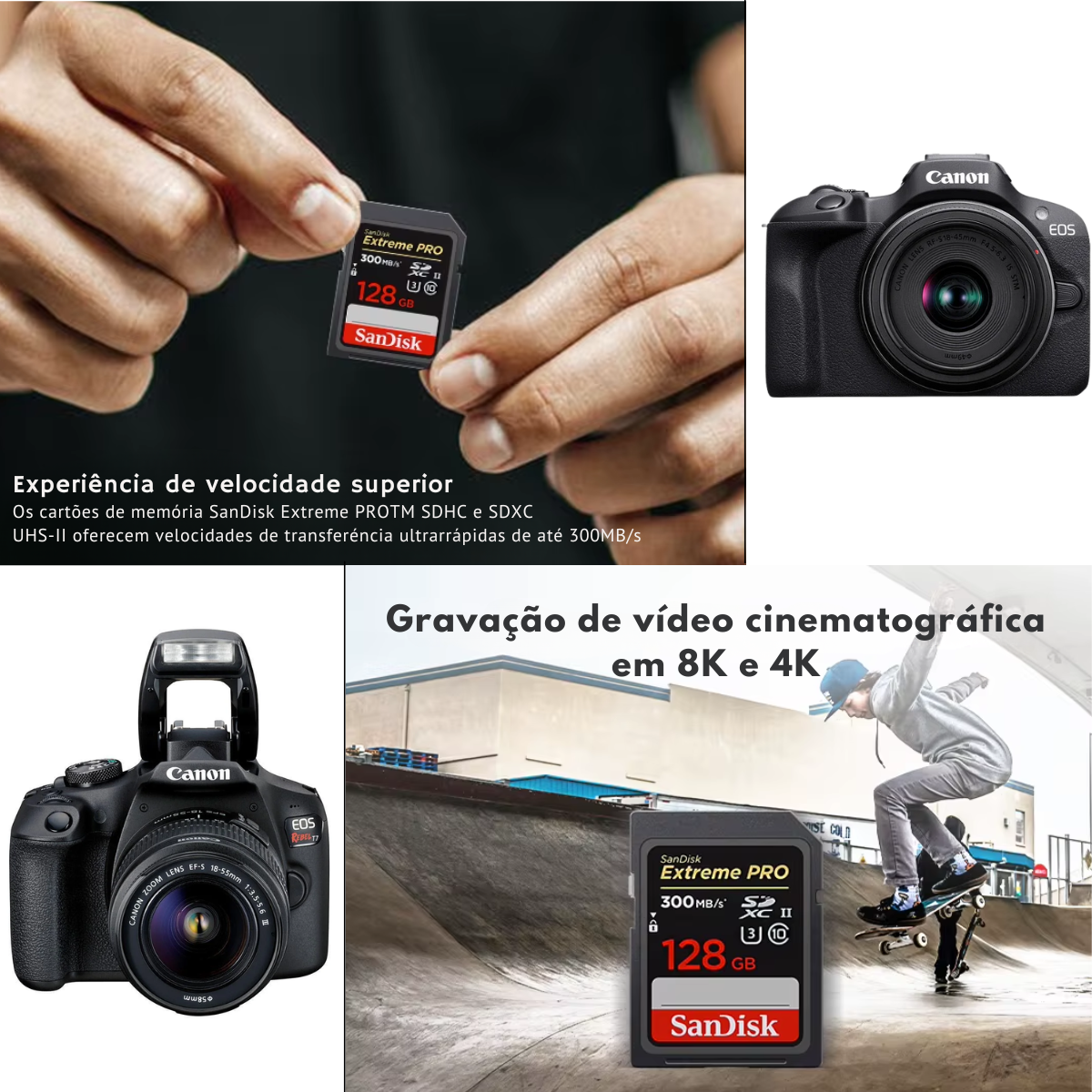 Cartão De Memória SanDisk Sdxc Extreme Pro 128gb Original - Imagem 6