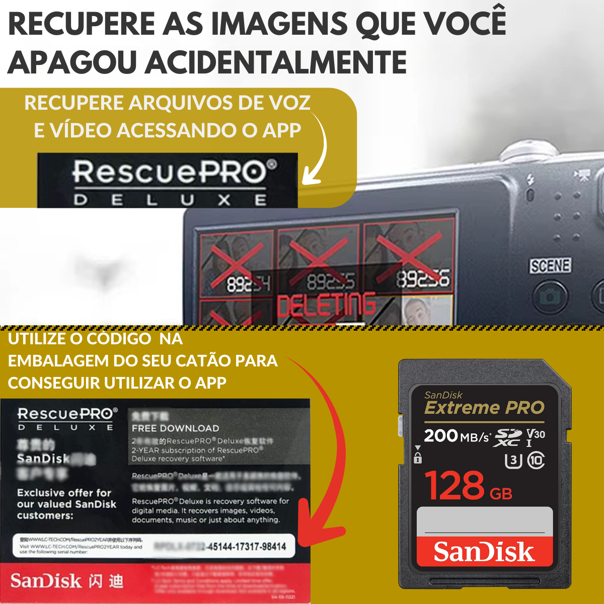 Cartão De Memória SanDisk Sdxc Extreme Pro 128gb Original - Imagem 5