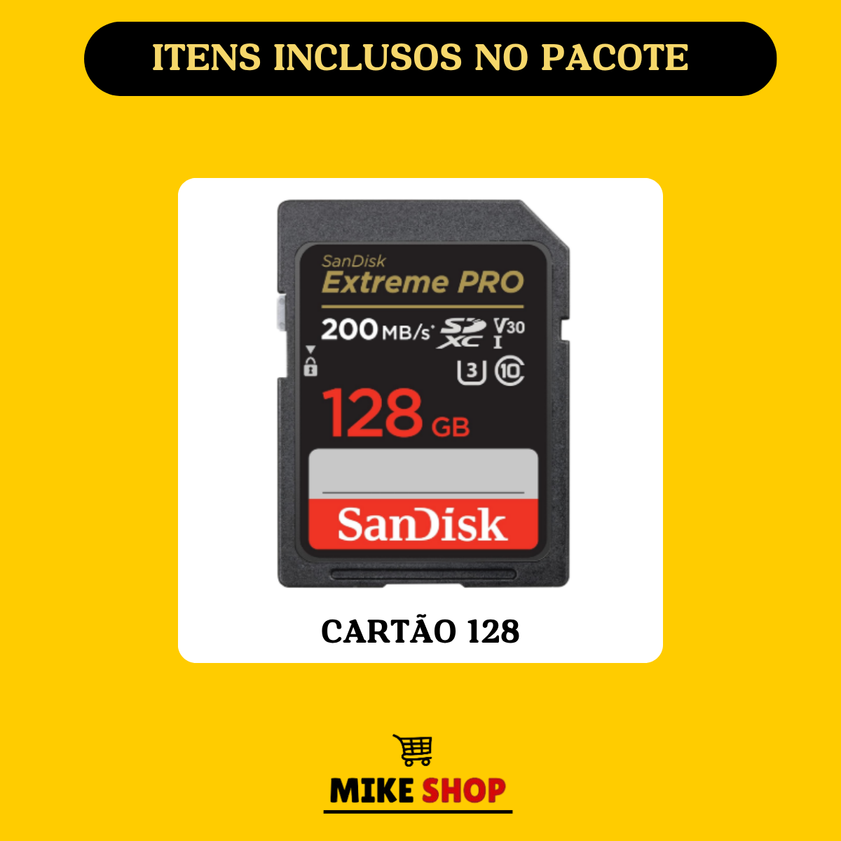 Cartão De Memória SanDisk Sdxc Extreme Pro 128gb Original - Imagem 8