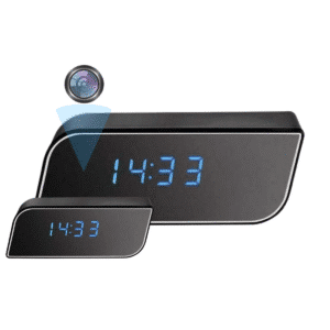 Câmera Wifi Full Hd Radio Relógio Espião Sensor Movimento