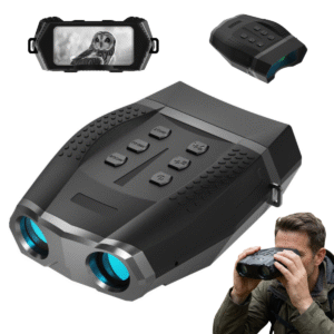 Binóculo Visão Noturna Zoom Óptico 4x 1080p Hd Até 1km