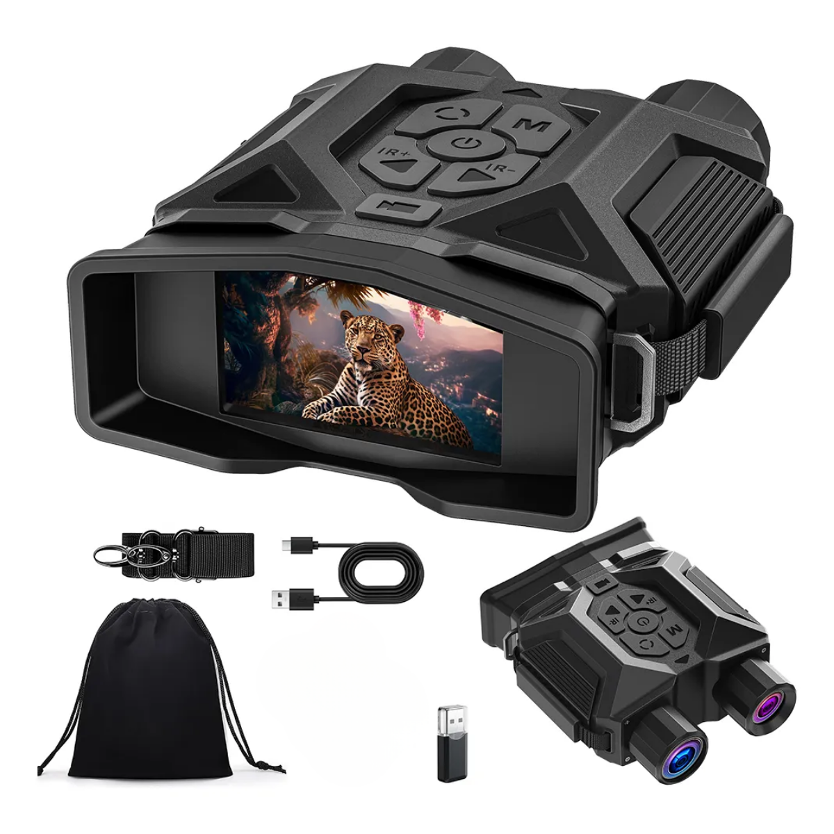 Binóculo Câmera Profissional Zoom Digital Alcance 1km Mais